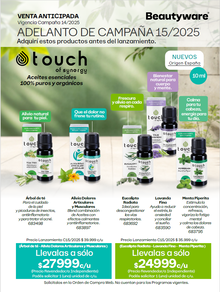 Venta Anticipada - Aceites Touch of Sinergy