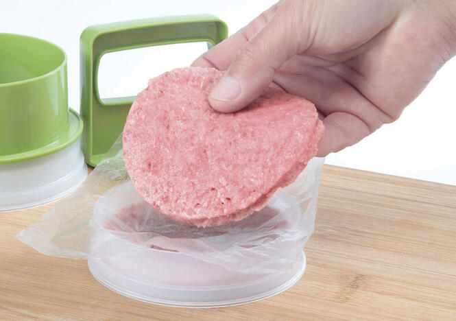Tupperware Prensa y Porta Hamburguesa 