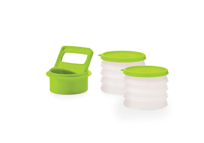 Tupperware Prensa y Porta Hamburguesa 