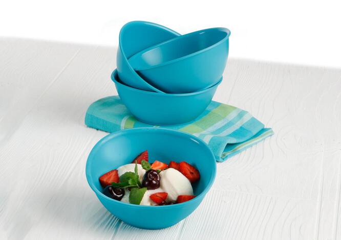 Tupperware Bowl Turquesa Set x4 