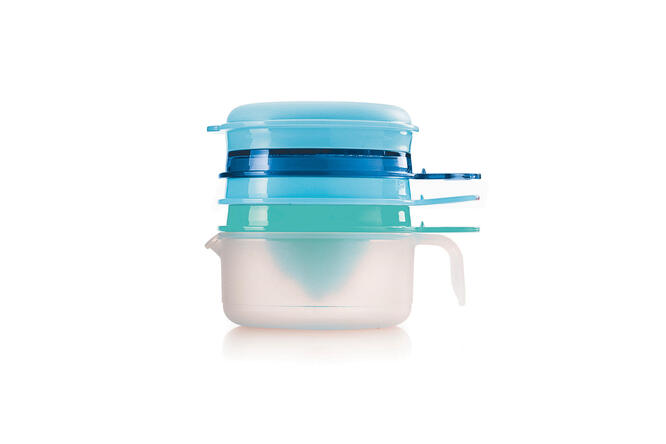 Tupperware Set Multi Accesorios Verde y Azul 