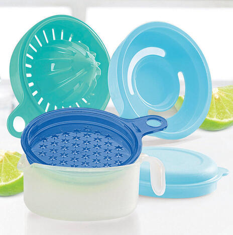 Tupperware Set Multi Accesorios Verde y Azul 
