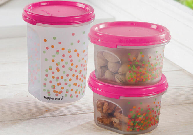 Tupperware Modular Redondo Dots 