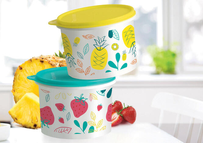 Tupperware Hermético Poeme Decorado 
