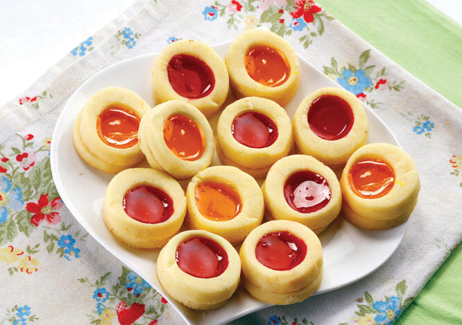 Tupperware Galletitas con Mermelada de Frutillas 