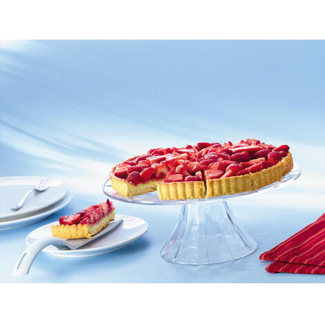 Tupperware Tarta con crema pastelera y frutas frescas 