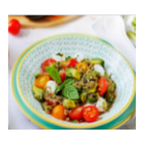 Tupperware Ensalada caprese y quinoa 